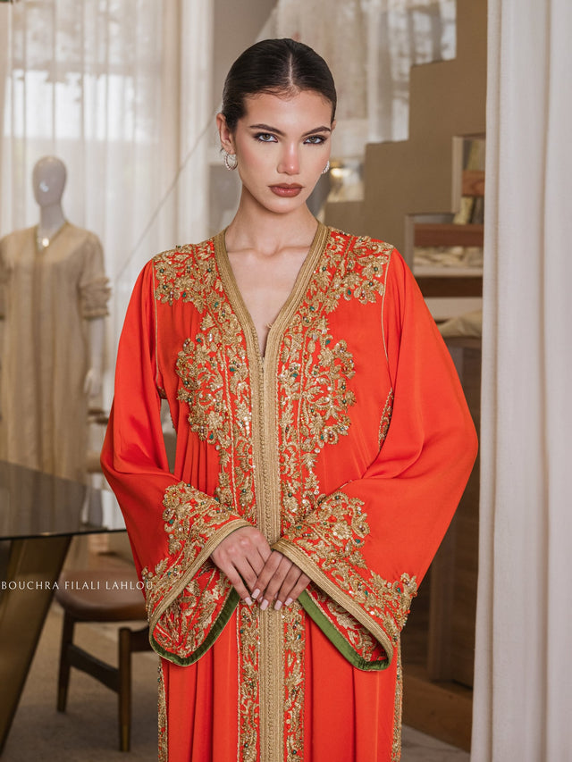 Marigold Ember – One-Piece Kaftan