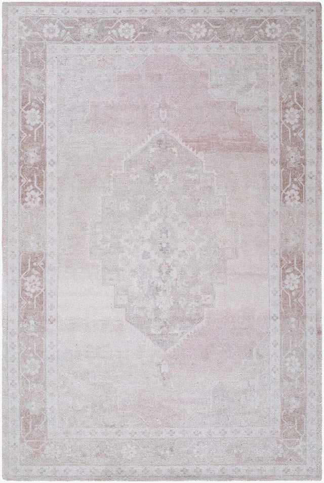 Khalon Pink Traditional Area Rug