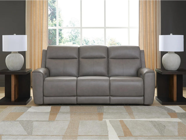 5Z-Relaxation Dual Power Leather Reclining Sofa