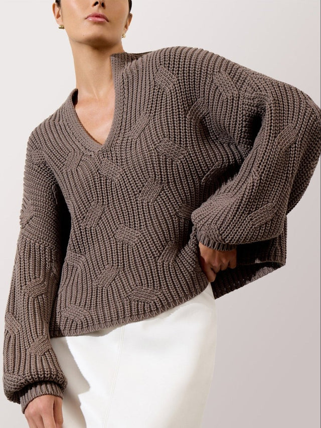 The Grayson Cable Pullover