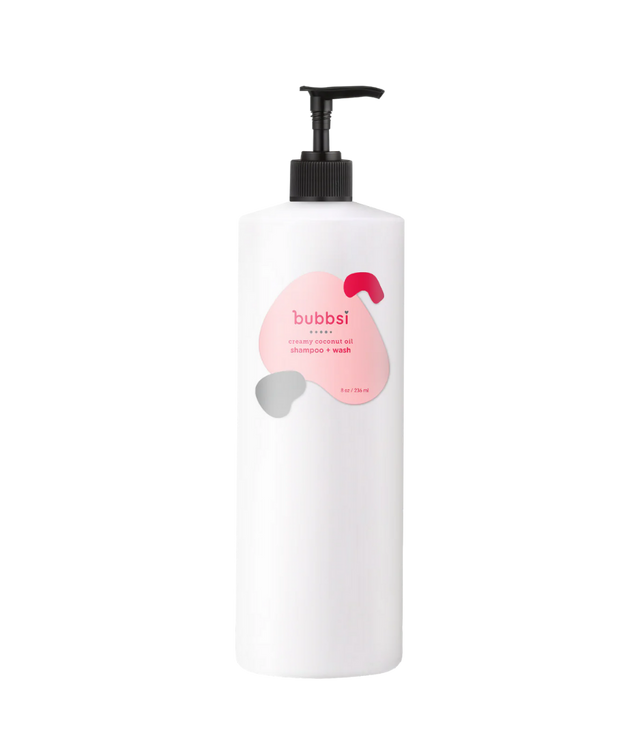 empty shampoo + wash refill bottle + pump