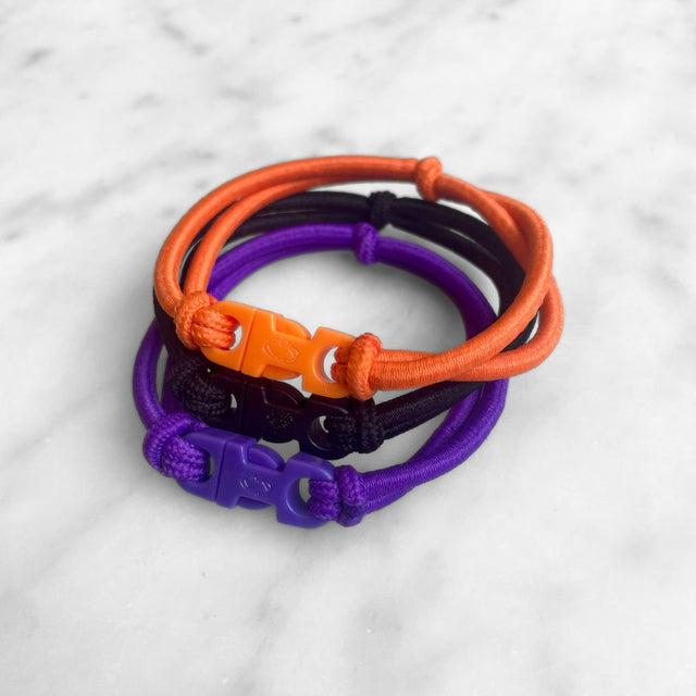 Spooky Halloween 3-Pack of Buckle Hair Ties