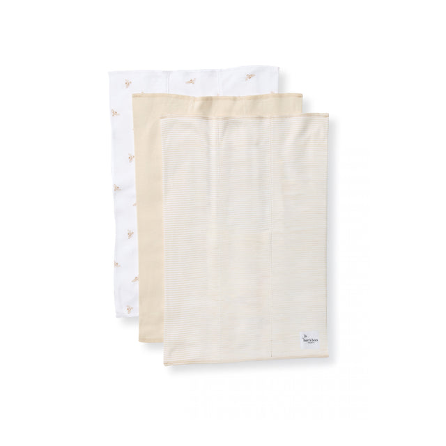 Golden Bee Organic Baby Burp Cloths Pack of 3
