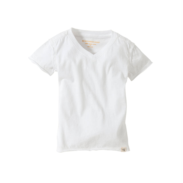 Organic Baby V-Neck Tee - Cloud White
