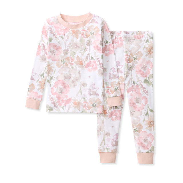 Flower Meadow Organic Cotton Two-Piece Pajamas