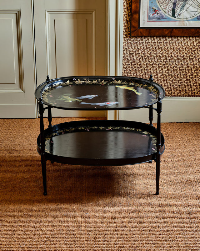 Japanese Carp Tray Table