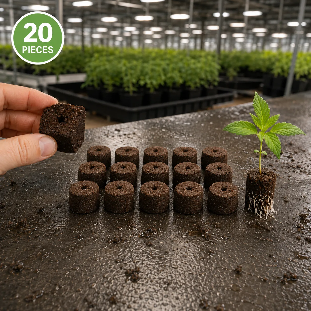 Nutrient-Enhanced Seedling Rapid Rooters