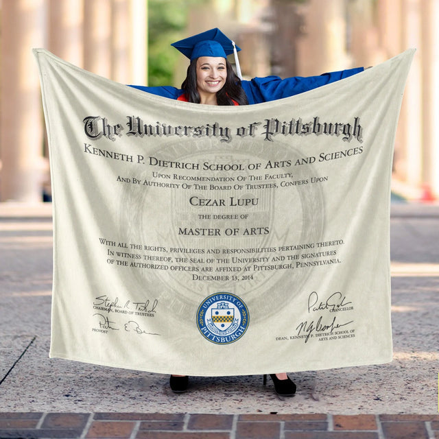 Fleece Diploma Blanket (BP31)