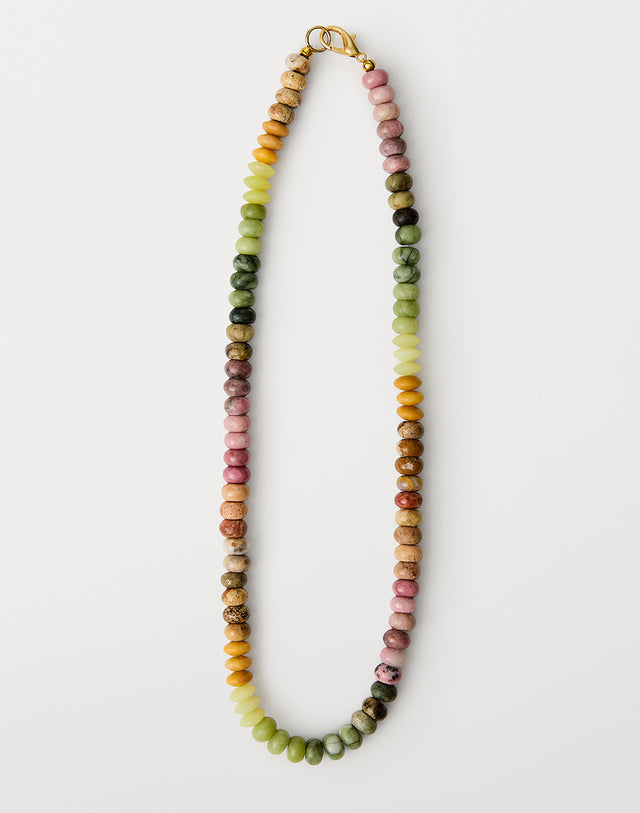 Rainbow Natural Stone Necklace