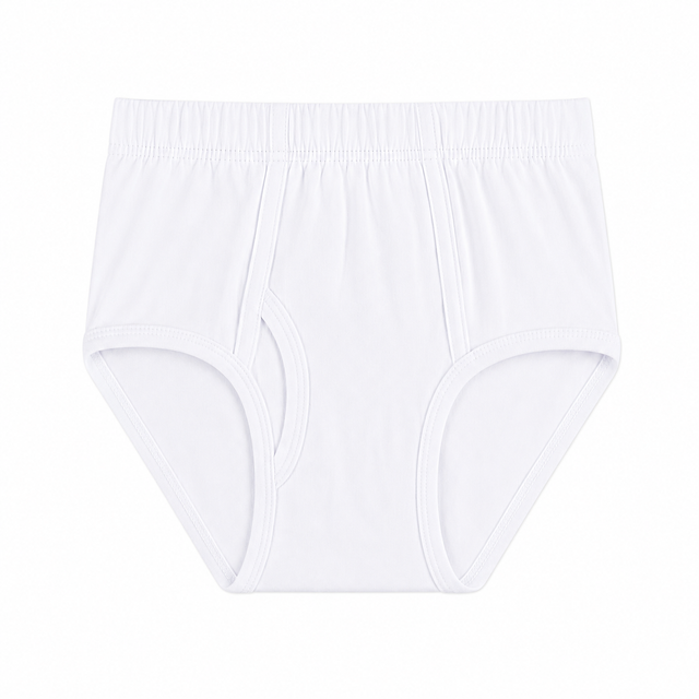 Boys White Fine Cotton Panty