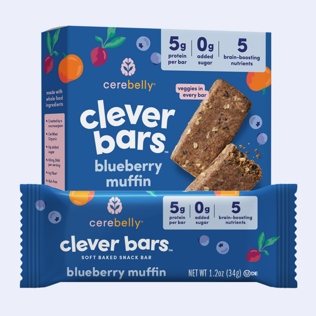 Blueberry Muffin Clever Bar 4 Pack Gift