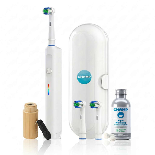 Chomp Sonic Electric Toothbrush Oral Care Bundle