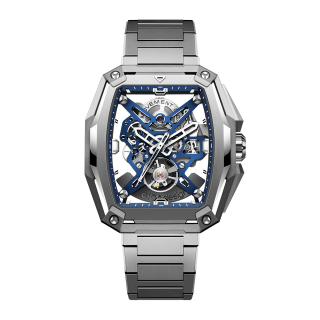 CIGA design SKELETON AUTOMATIC WATCH HUNTER TITANIUM