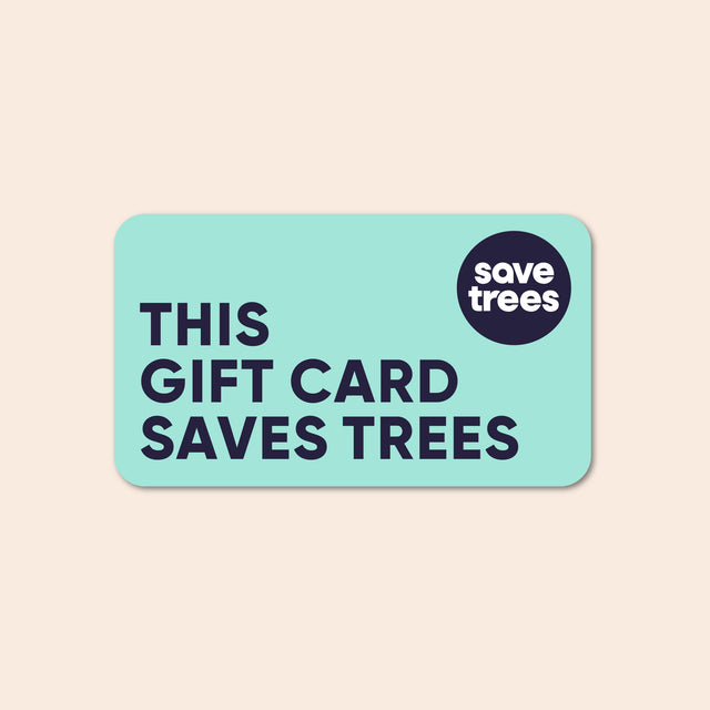 Save Trees Digital Gift Card