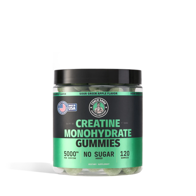 Coach Soak Creatine Monohydrate Gummies - Sour Apple 5g | 120 Count