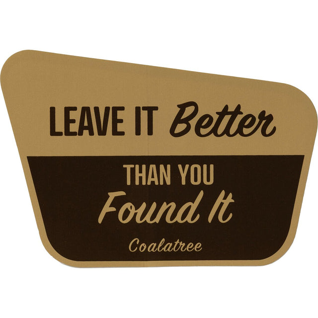 CT Leave it Better Sticker