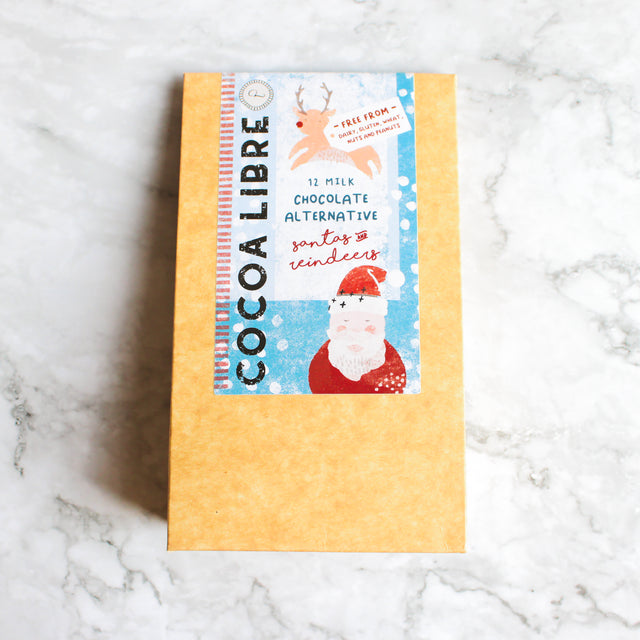 Rice Milk Santas and Reindeers  120g |Dairy Free | Nut Free | Gluten Free | Vegan