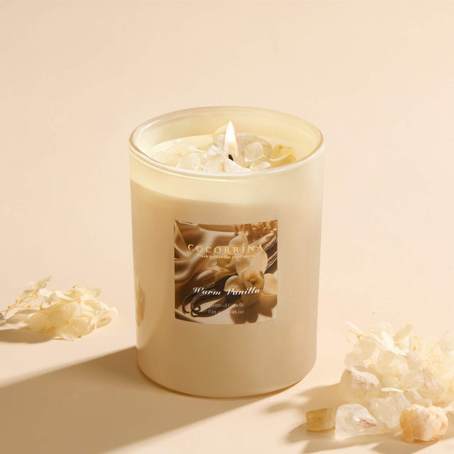 COCORRÍNA Warm Vanilla Crystal Candle
