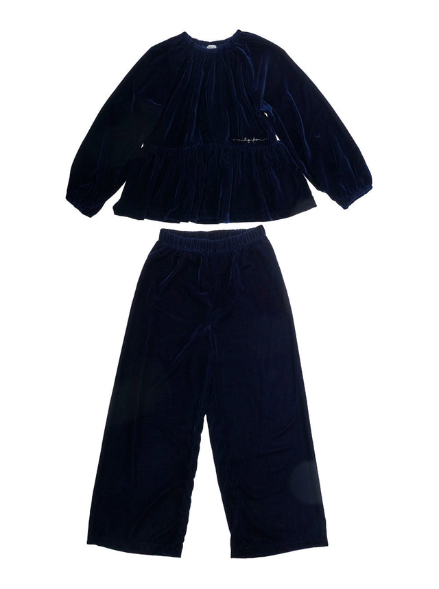 Il Gufo Kids Mini Tech Fabric 2-Piece Sweatshirt and Pants Set for Baby Girls