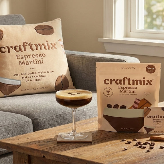 Espresso Martini Pillow & 12-Pack