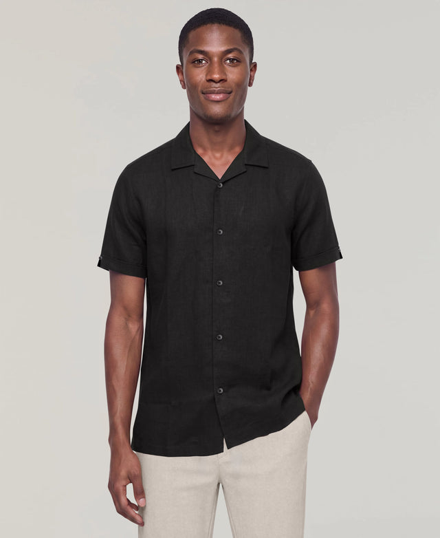 Travelselect™ Linen Blend Short Sleeve Shirt