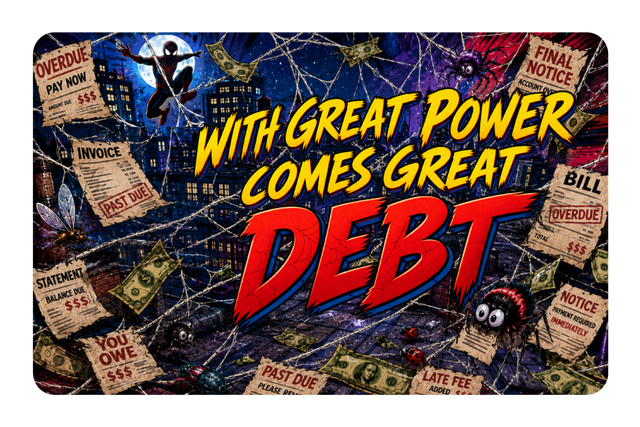 With great power, comes great debt