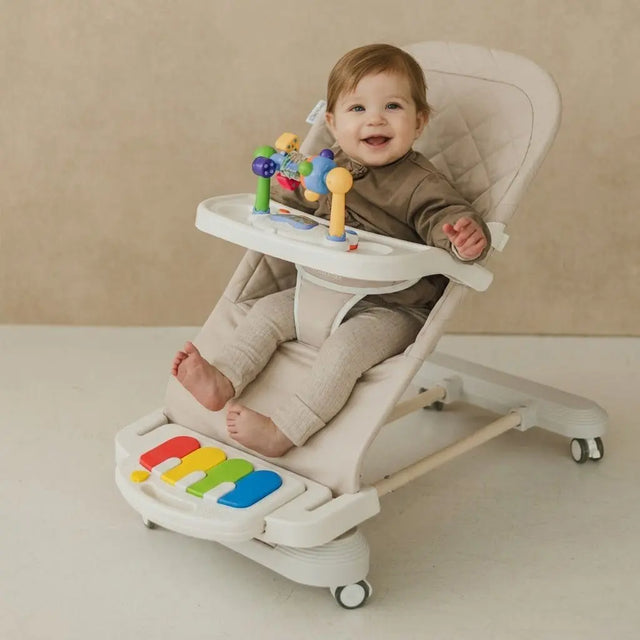 Cuddobaby Play & Grow Baby Bouncer Seat | Khaki