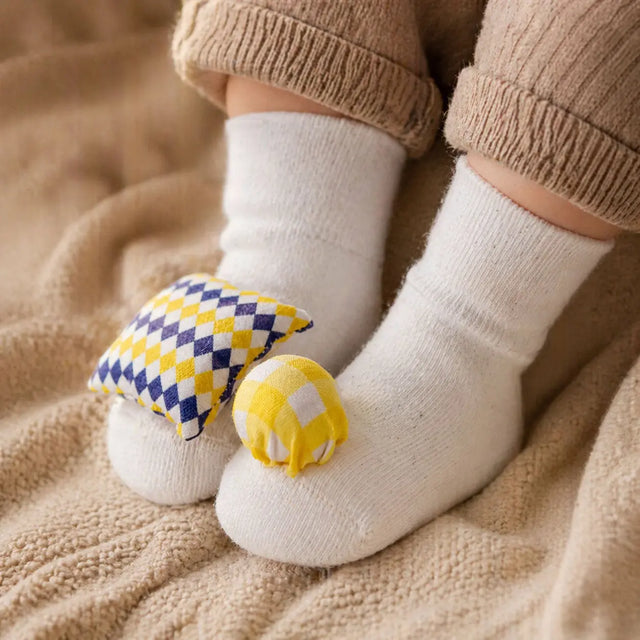Cuddobaby Montessori Baby Sensory Socks 2 Pack