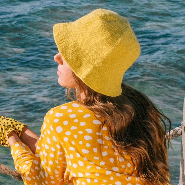 FLORETTE Crochet Bucket Hat