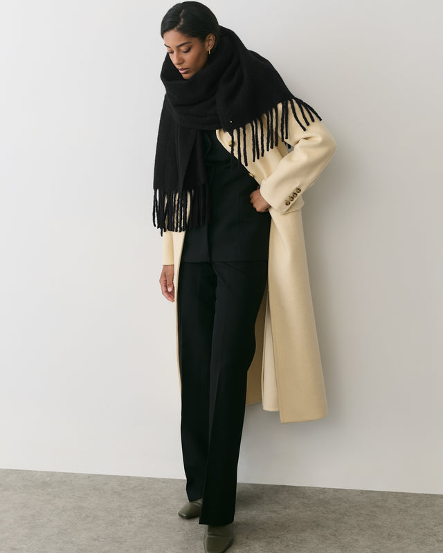 Alpaca Wool Striped Scarf