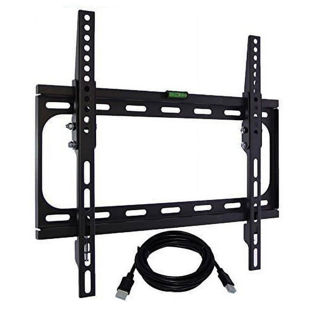 Koramzi Tilt TV Wall Mount Bracket for 26-55" TV with 6 Ft. HDMI Cable