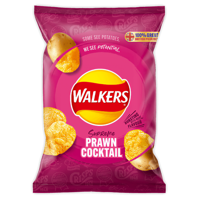 Walkers Prawn Cocktail 6X25g