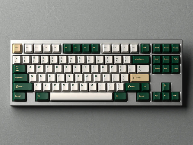 GMK British Racing Green (BRG) R3 Keycaps