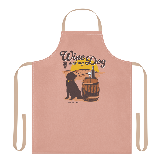 Apron: Wine and My Dog Vineyard