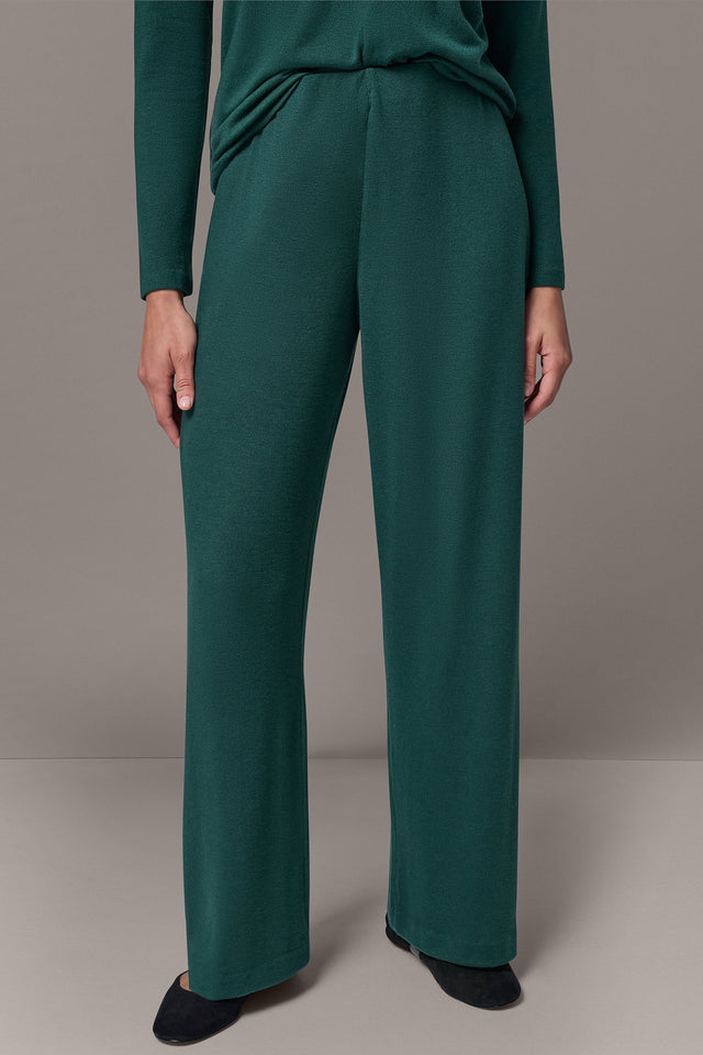FOUR-WAY STRETCH WIDE-LEG PANT
