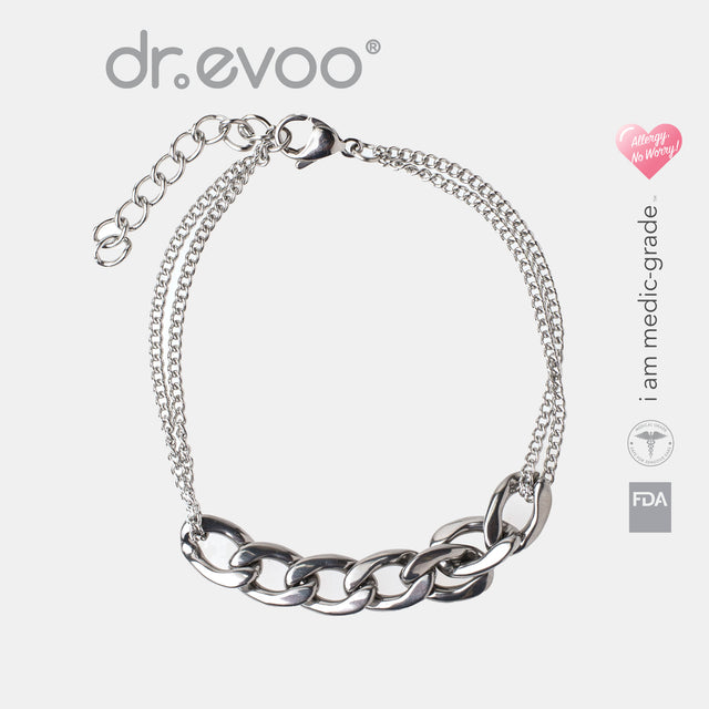 WAVE LINK CHAIN SILVER
