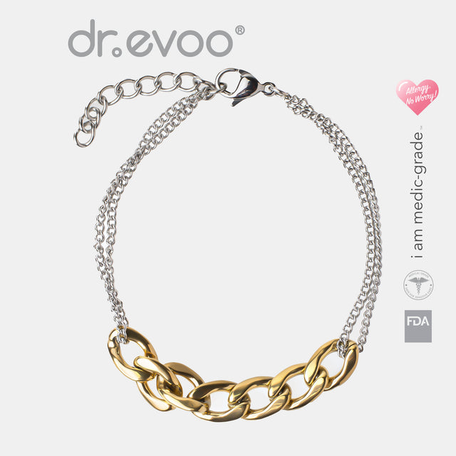 WAVE LINK CHAIN GOLD