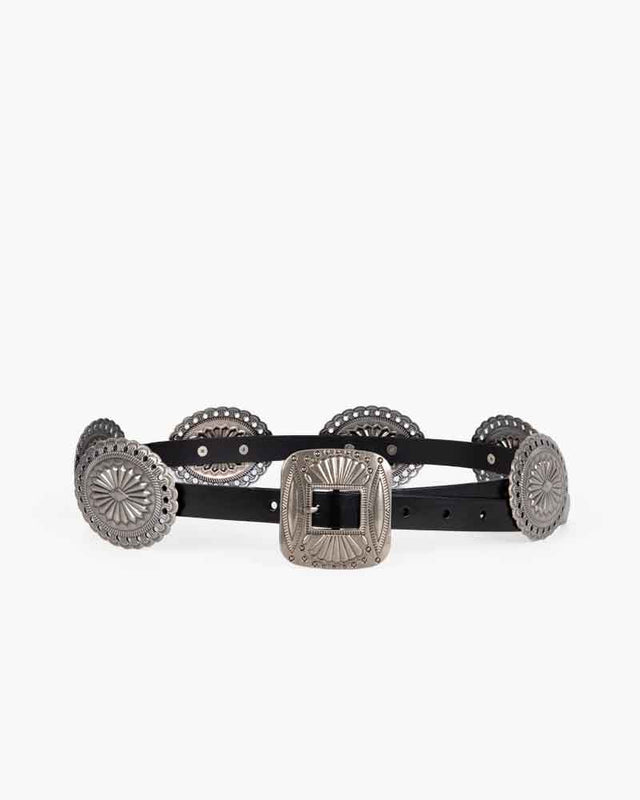 Lauren Decorative Buckles Waistband