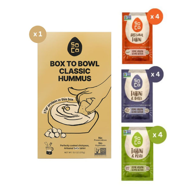 Tahini & Hummus Kit Bundle (with recipe booklet)