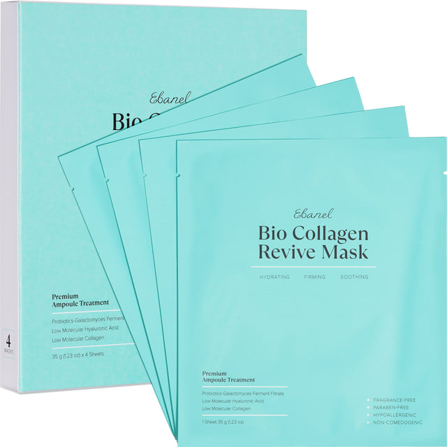 Bio Collagen Revive Mask with 7 Peptides and Ultra-Low-Molecular-Weight Collagen