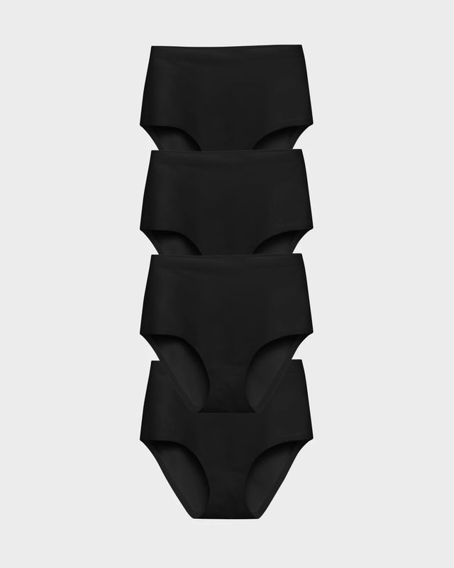 Black High Waisted 4-Pack