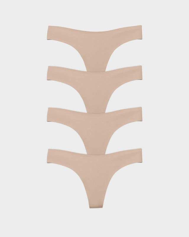 Nude Thong 4-Pack