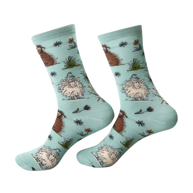 Eco Chic Eco-Friendly Bamboo Socks Whimsy Sheep