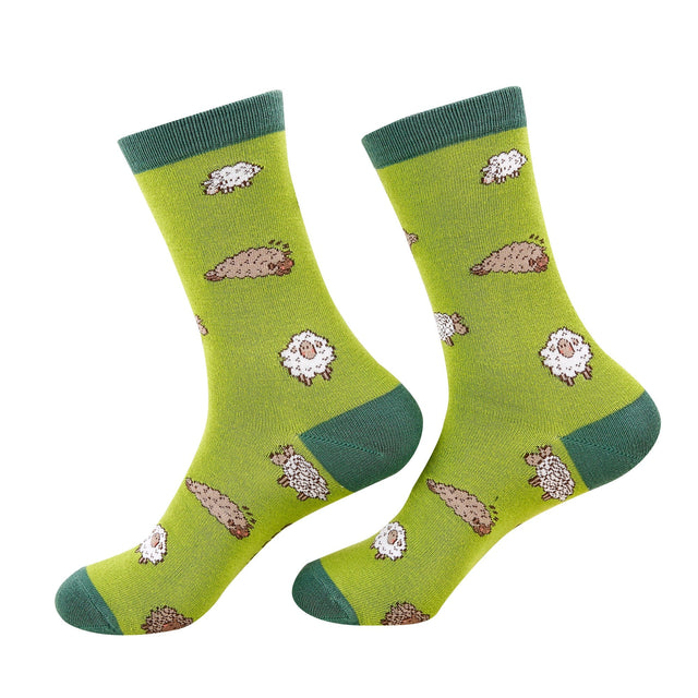 Eco Chic Eco-Friendly Bamboo Socks Cute Sheep