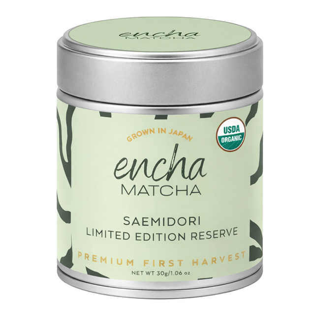 Encha Matcha Tea Saemidori Limited Edition Reserve - Ceremonial Grade Matcha Powder