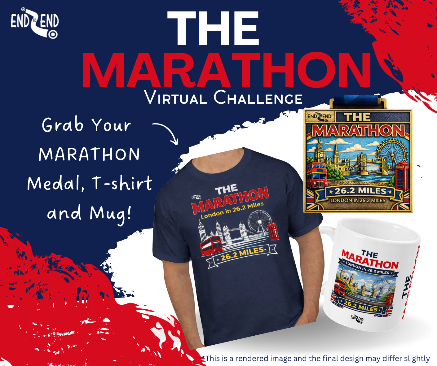 The Marathon Medal + T-shirt + Mug