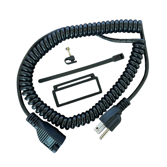 Standing Desk Coiled Power Cord