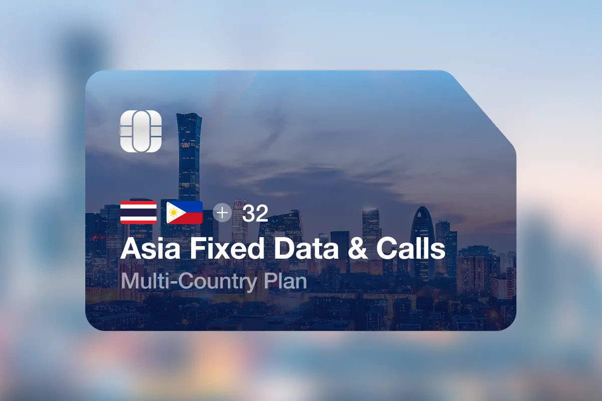 eSIM Asia Fixed Data & Calls