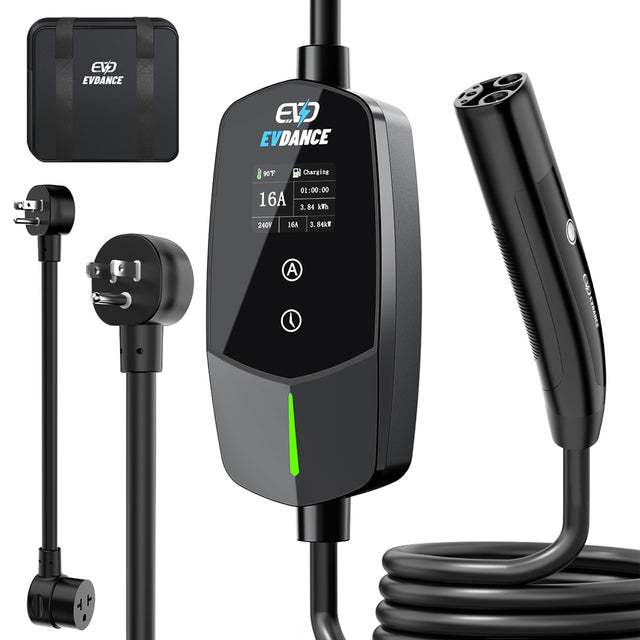 EVDANCE Level 1&2 NACS Portable EV Charger | 16A–24A