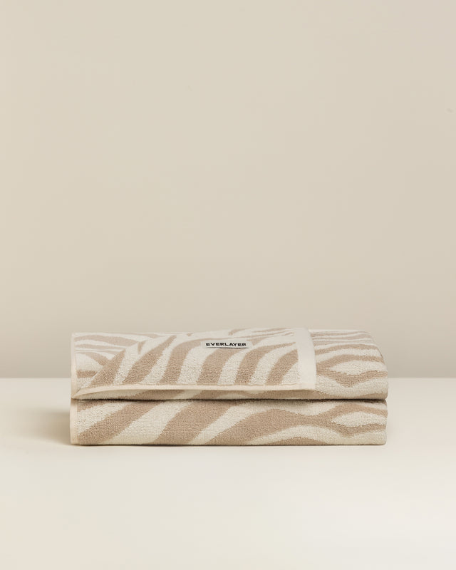 🎁 Zebra: Soft Cotton Zebra Stripe Towel (100% off)